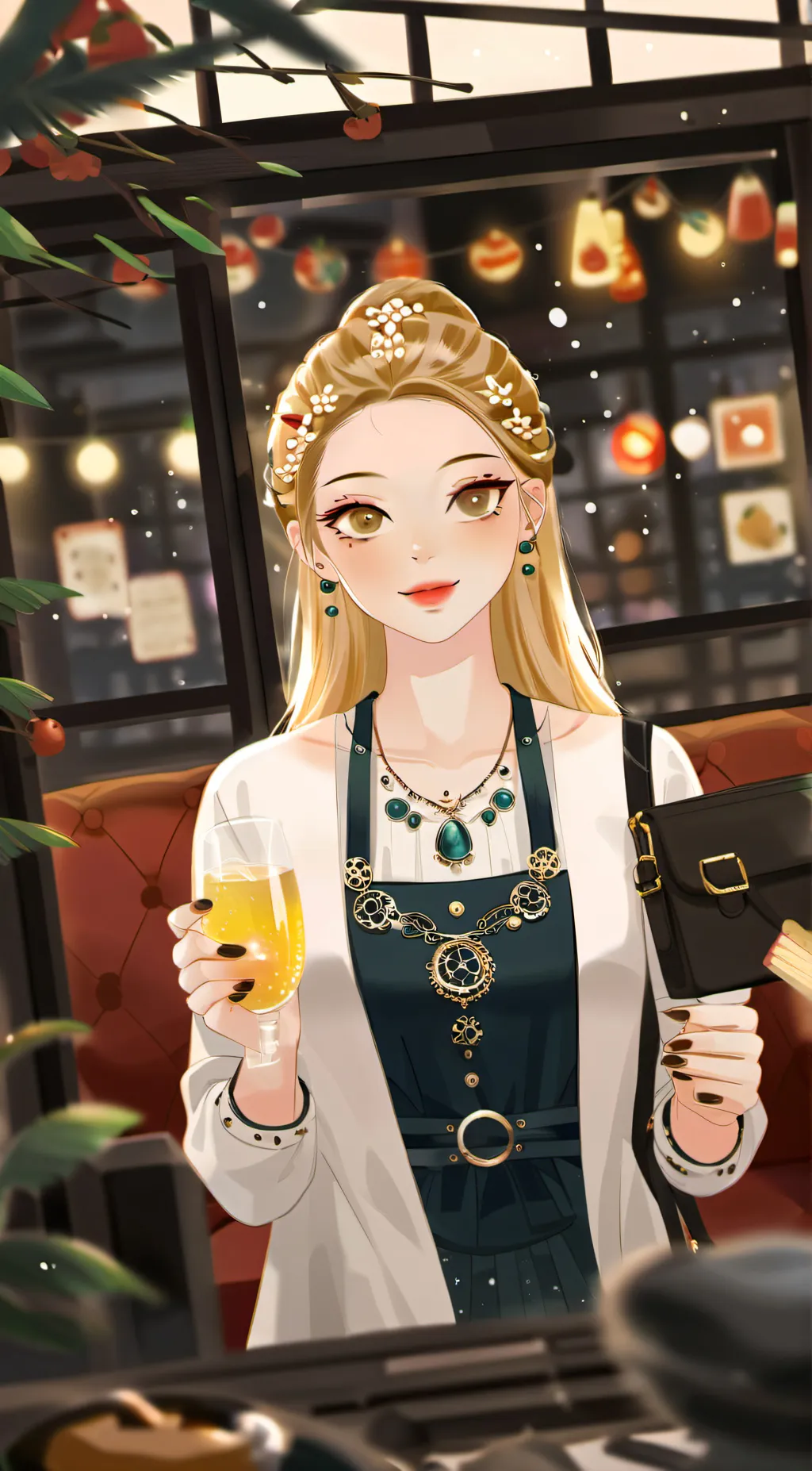 ai character: Bella  background