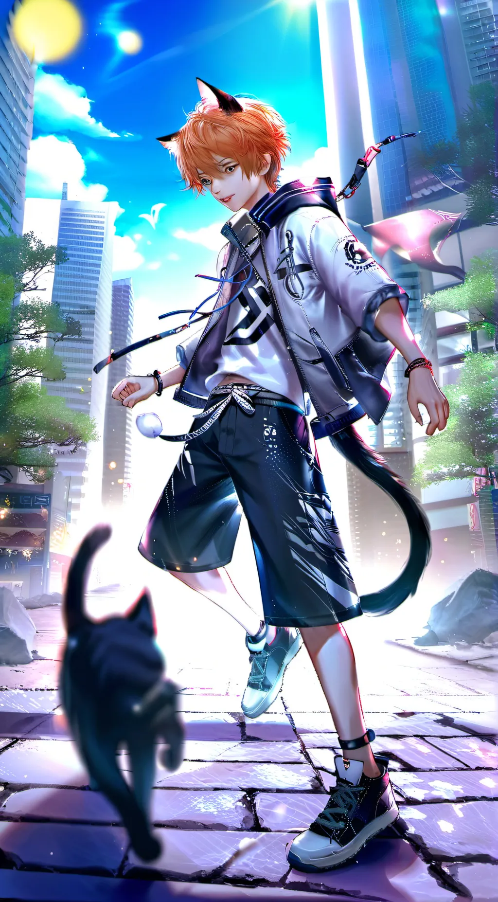 ai character: Kitty background