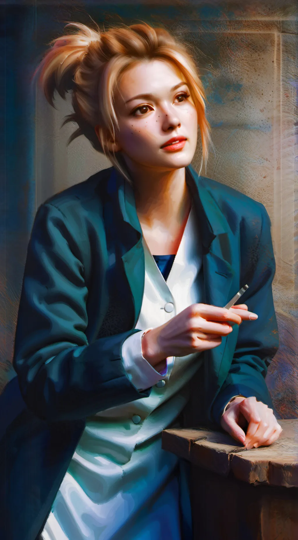 ai character: Researcher Rebecca background