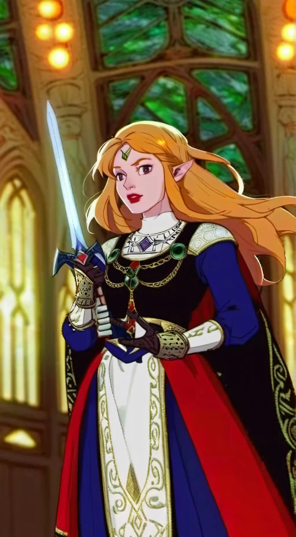 ai character: Evil Zelda background