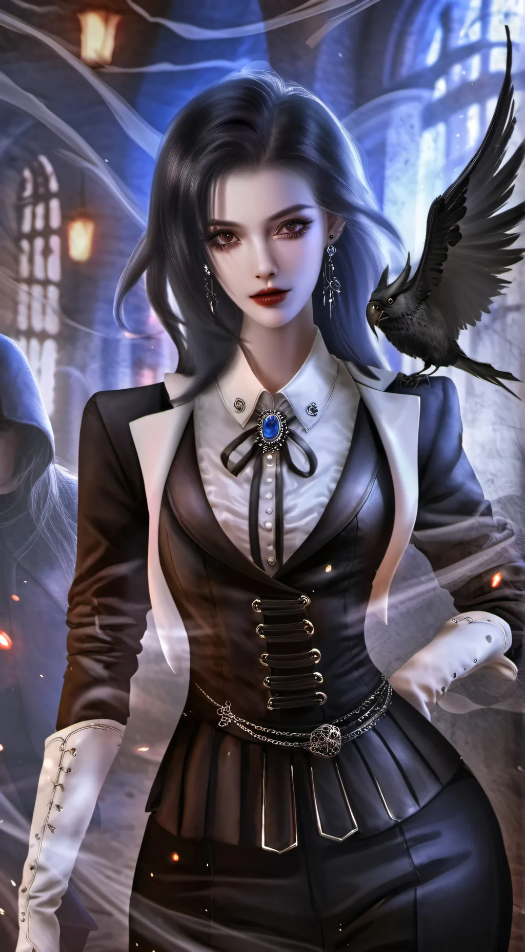 ai character: Rose background