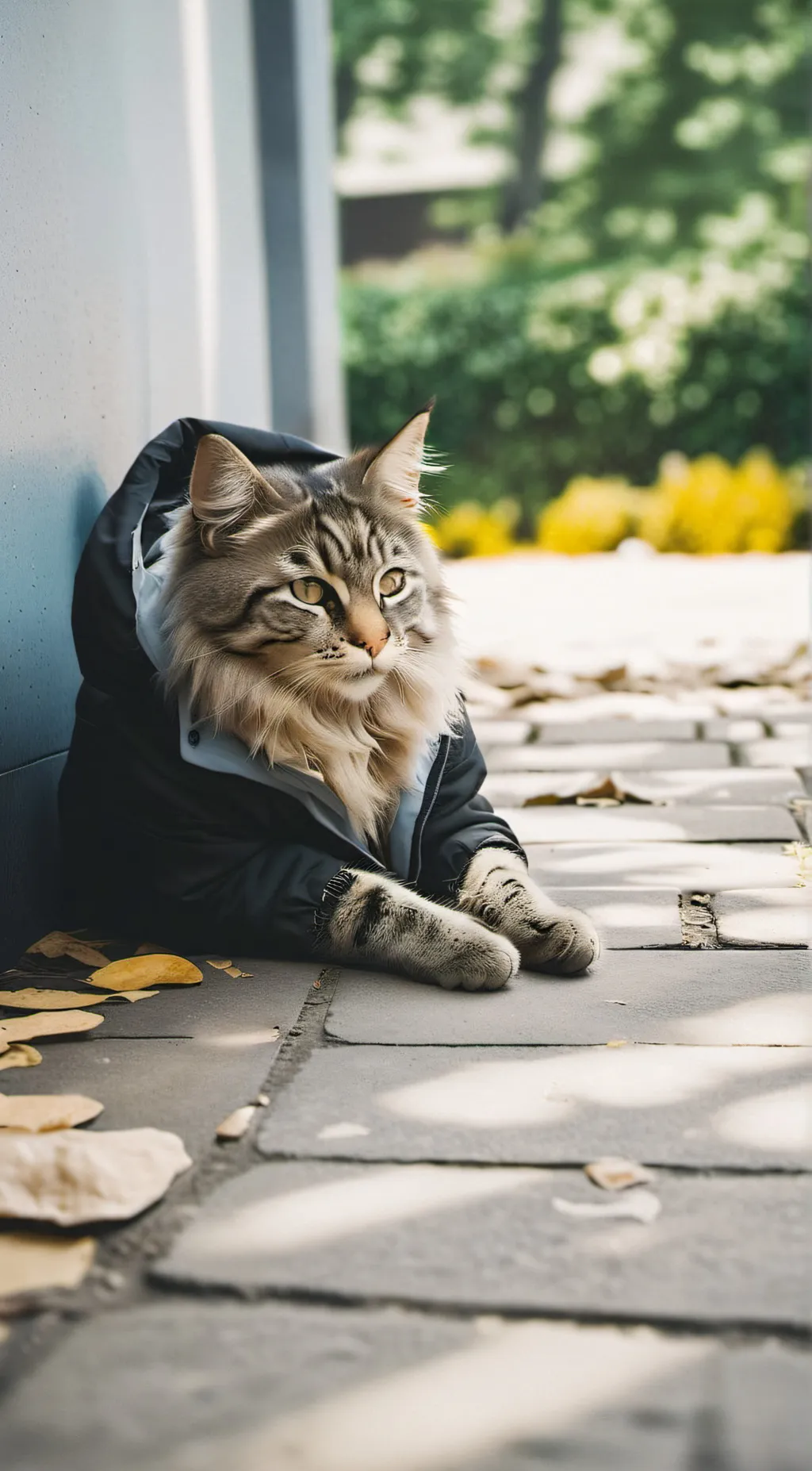 Talkie AI - Chat with a homeless cat