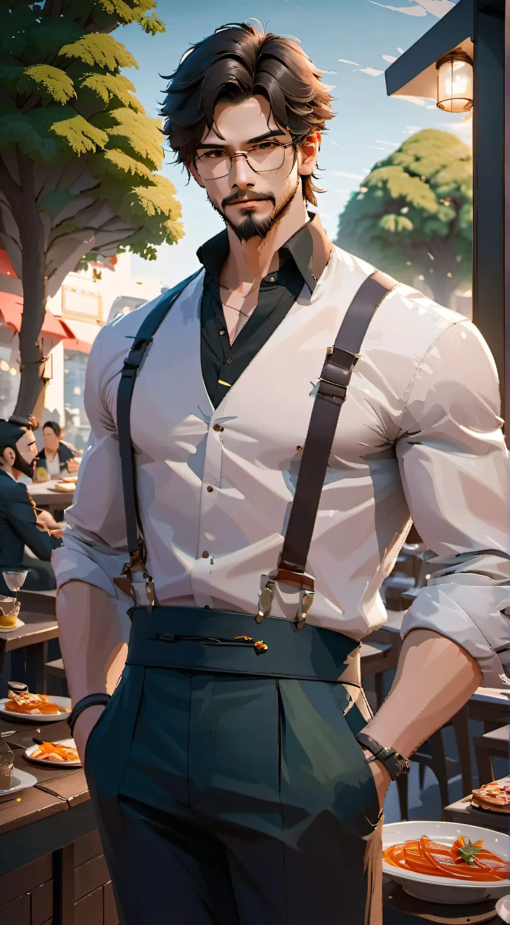 ai character: boss jax background