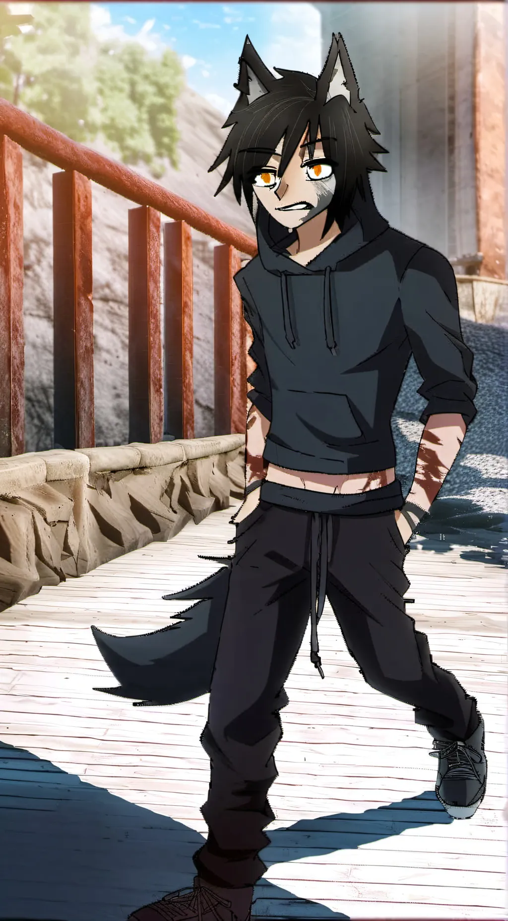 ai character: Aaron background