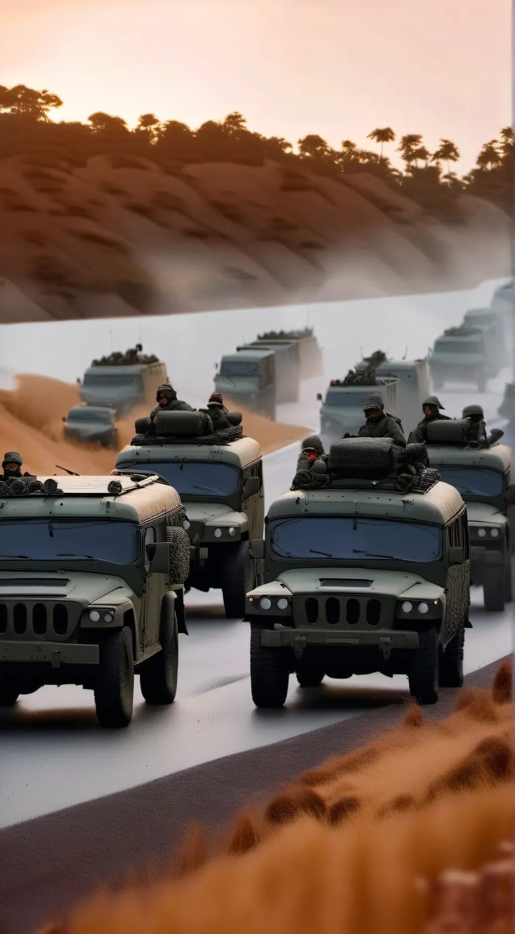 Talkie AI - Chat with military convoy 