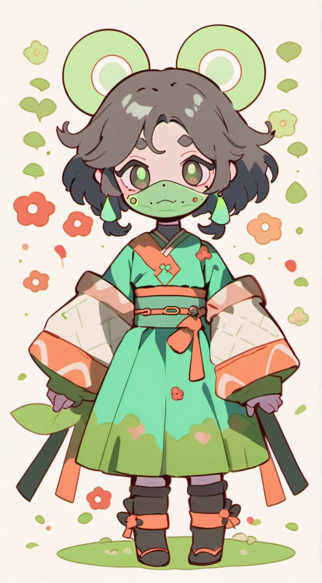 ai character: Kamiru Hanu background