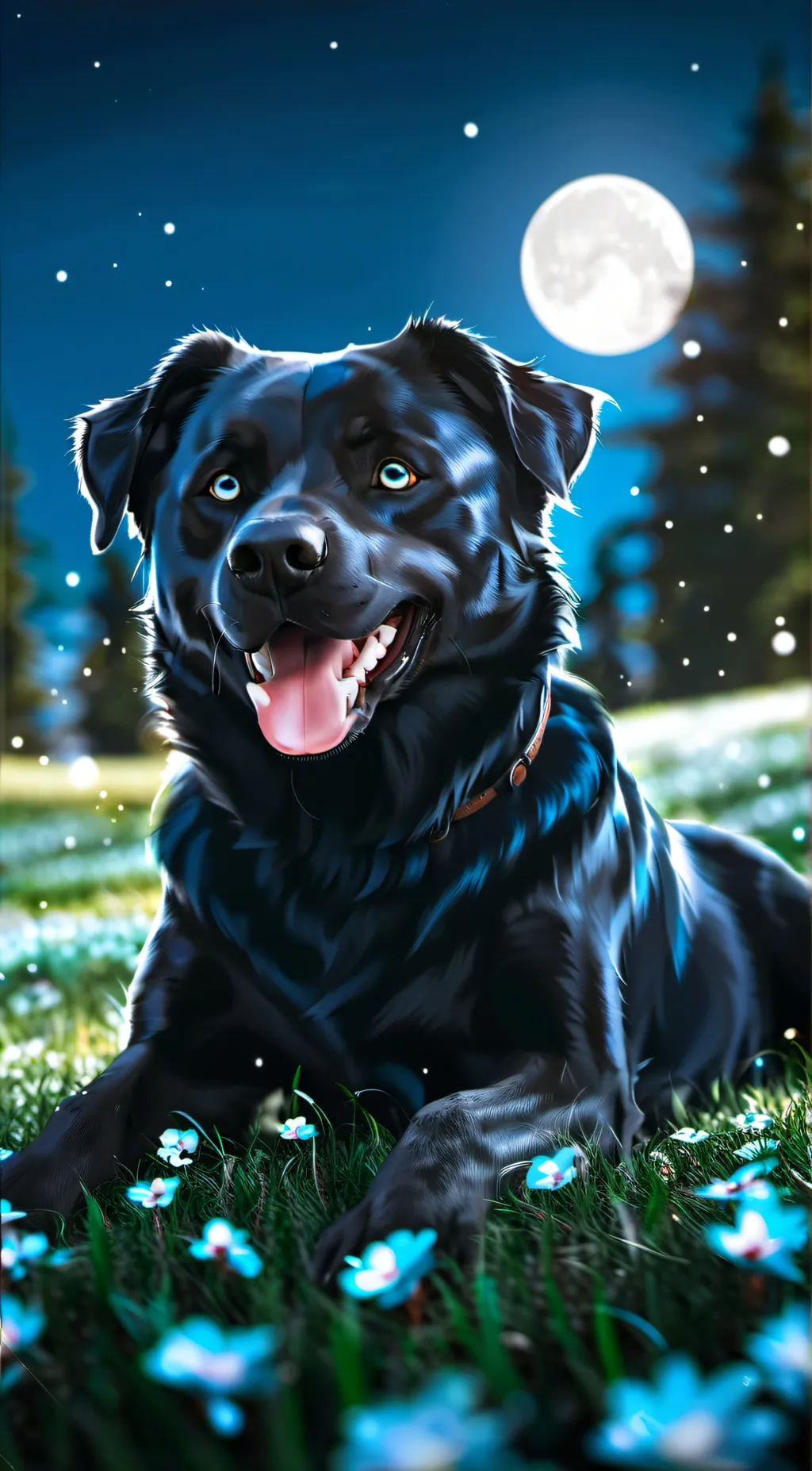 ai character: Noche  background