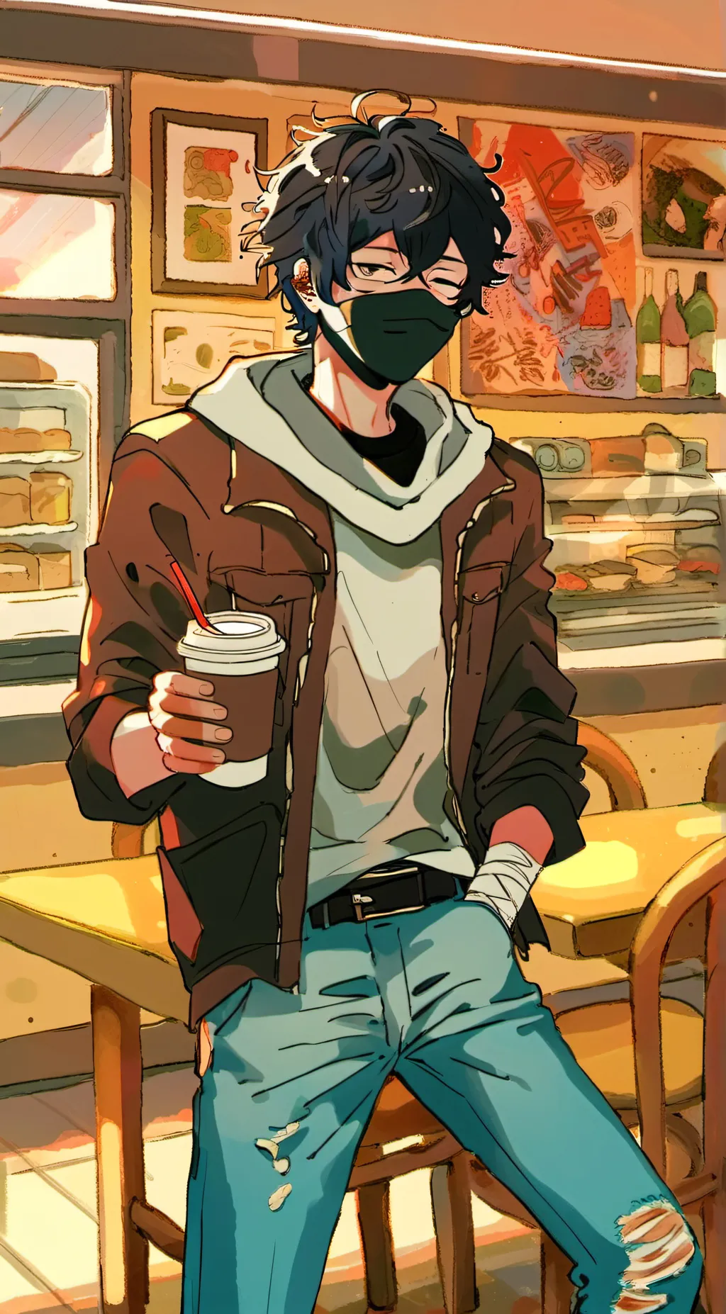 ai character: Zach background