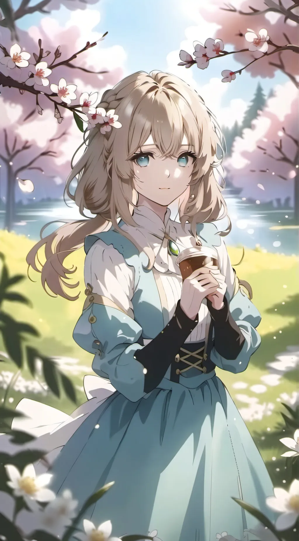 ai character: Tiara background