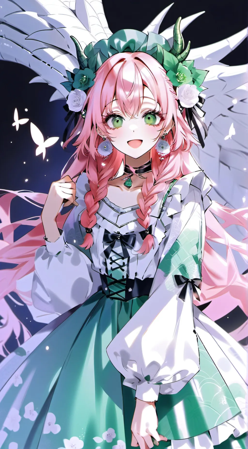 ai character: Hiraine background