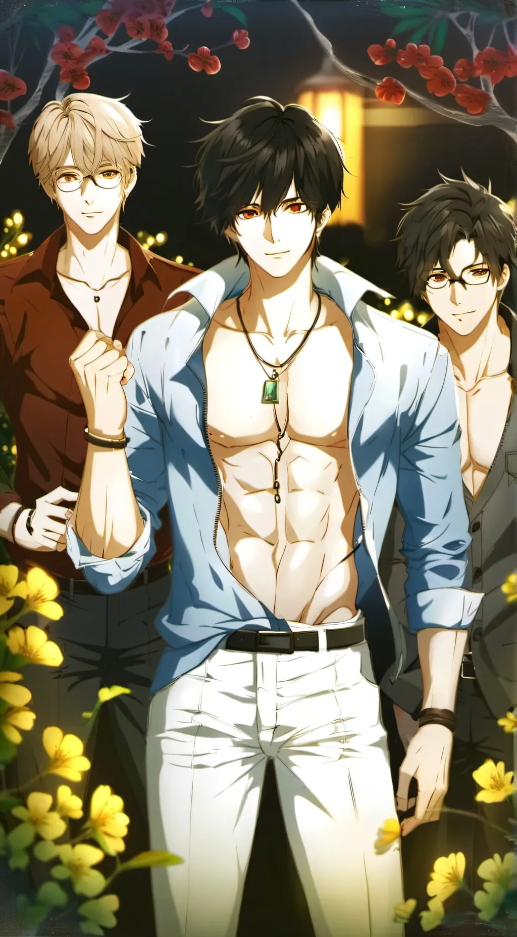 ai character: Leo-Zack-Xavier background