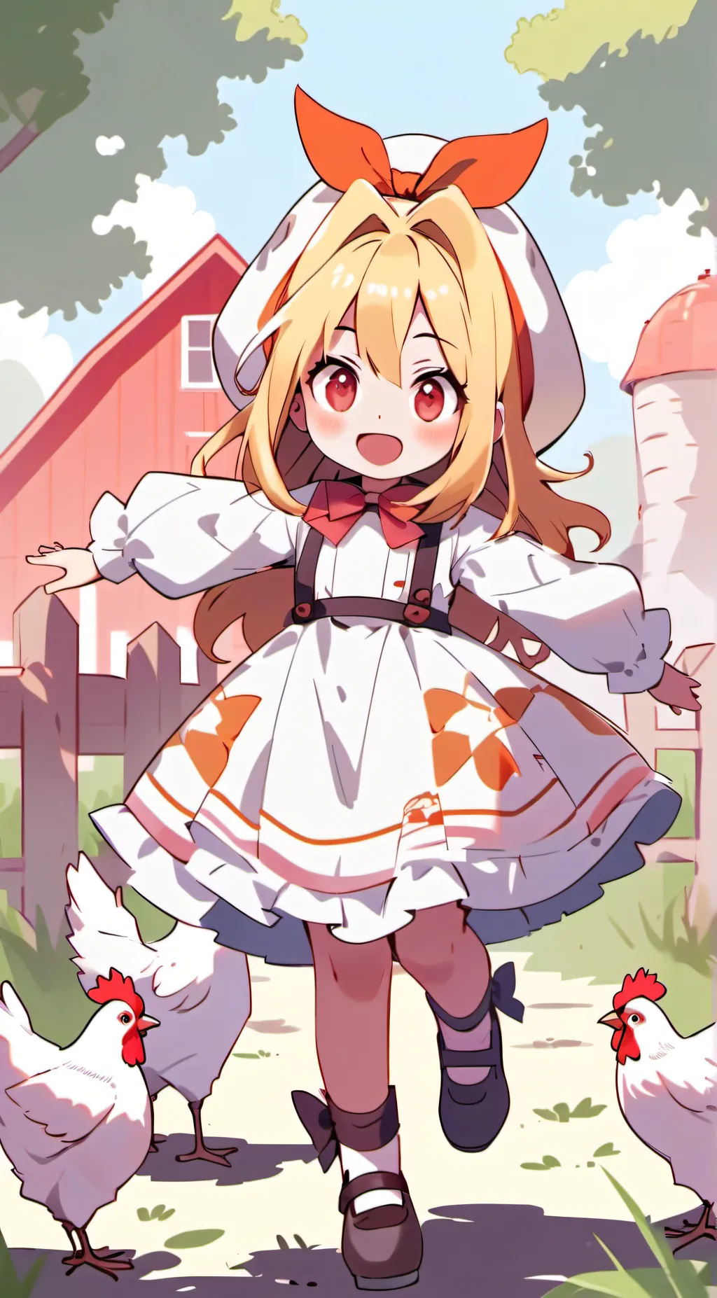 ai character: Hiyoko background