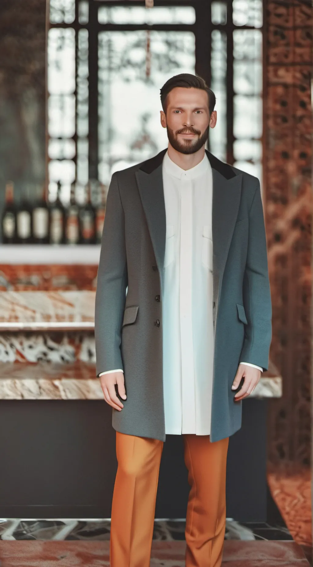 ai character: mark background