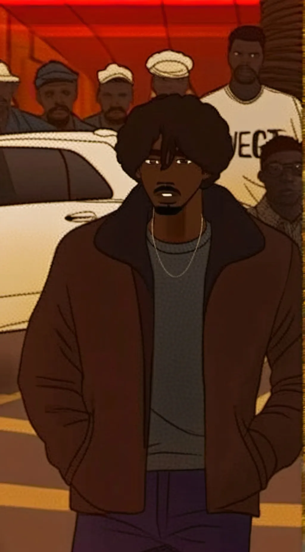 ai character: Hyeon Lee  background