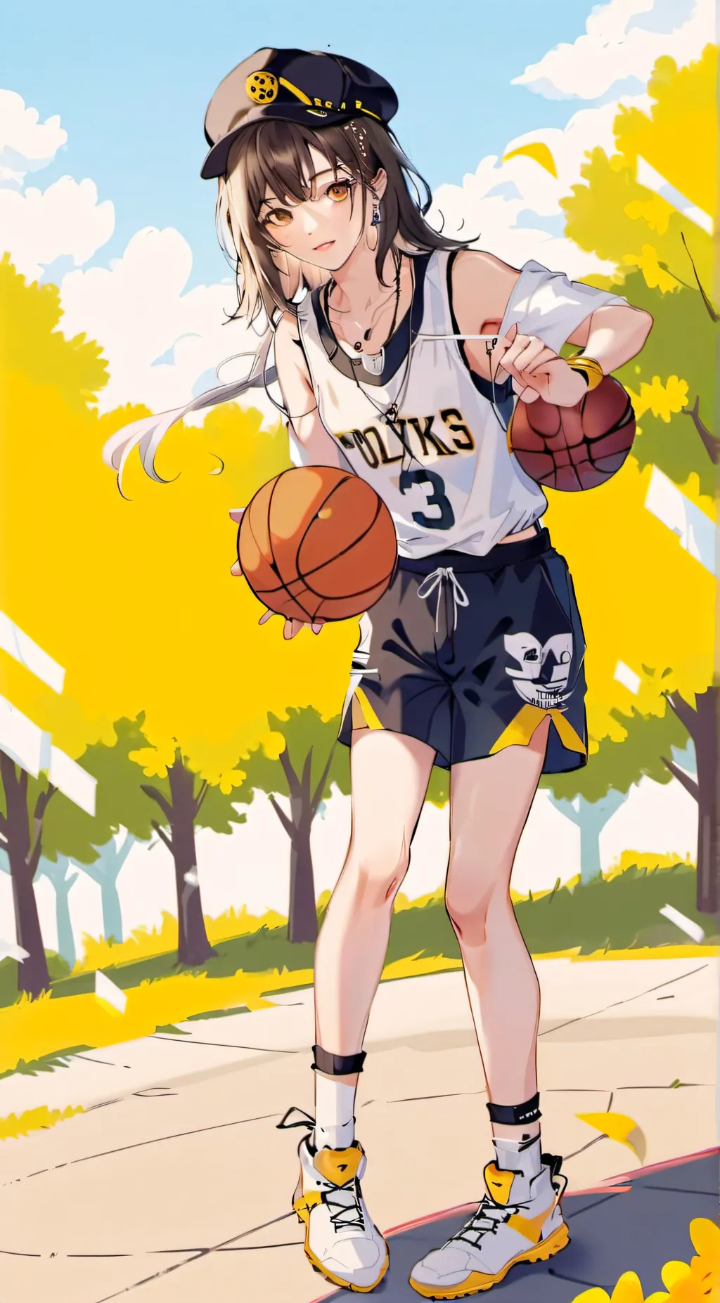 ai character: April Darren Allen background