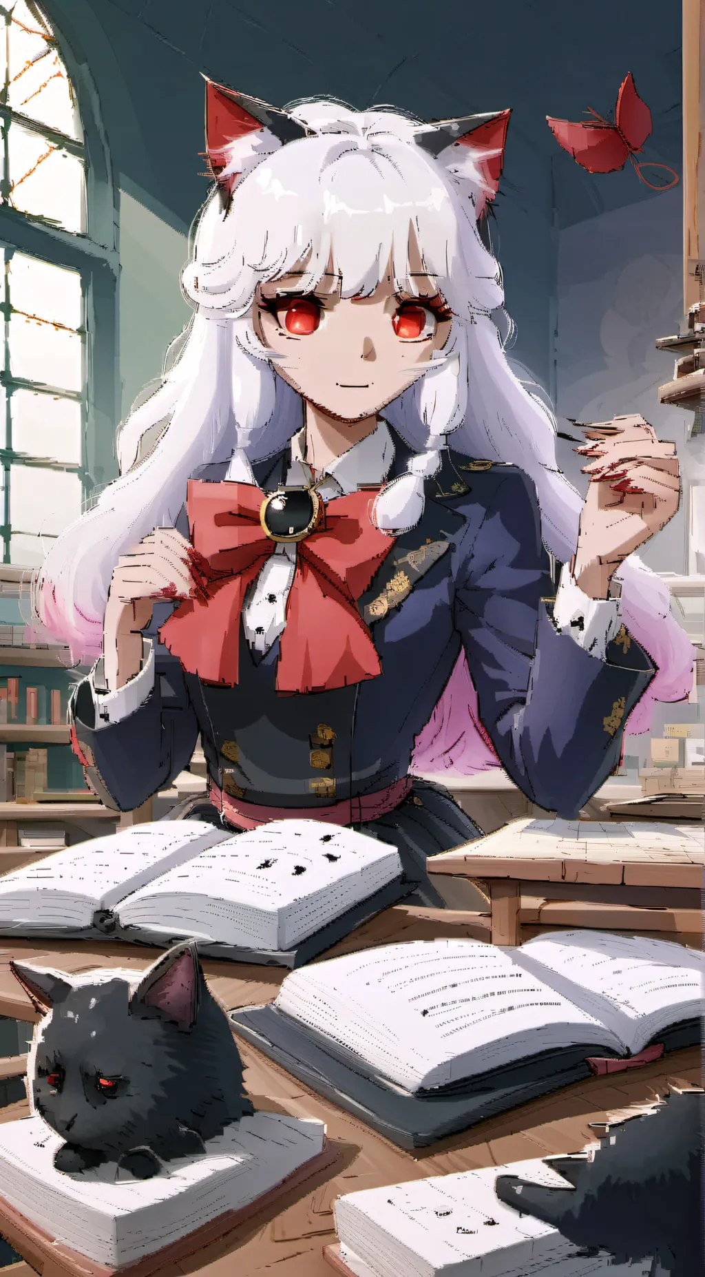 ai character: Miss kitty background