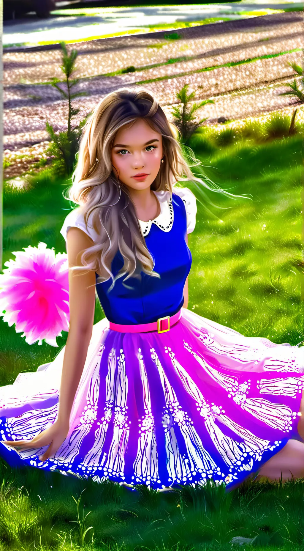 ai character: Cloudia background