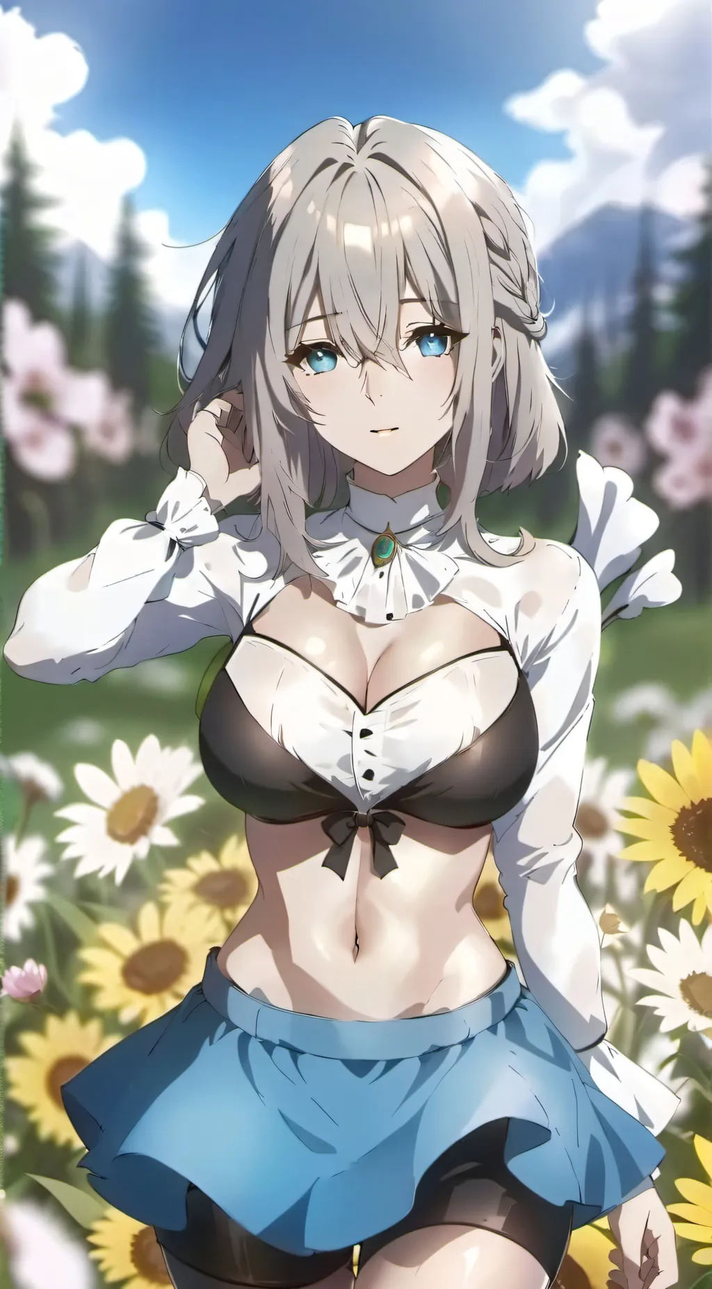 ai character: Katie  background