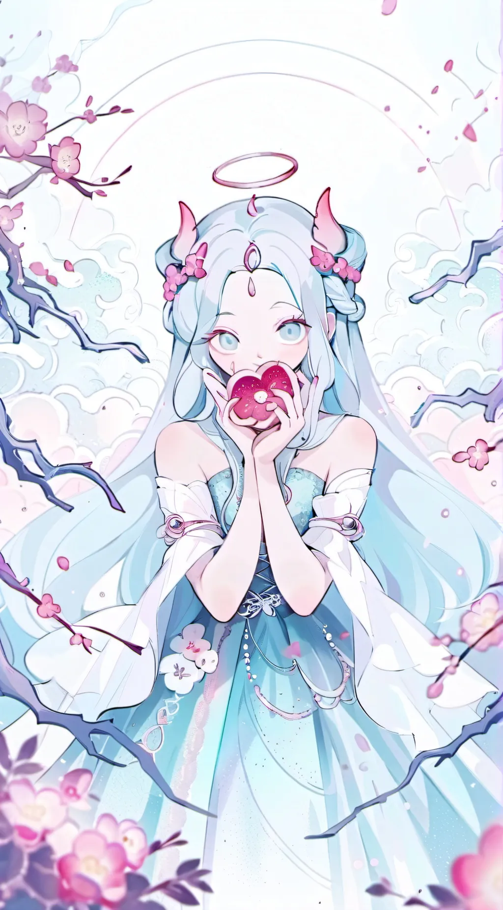 ai character: Winter background