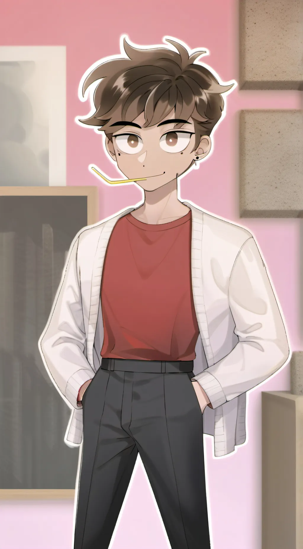 ai character: Baby Mario/Oc/Kyle background