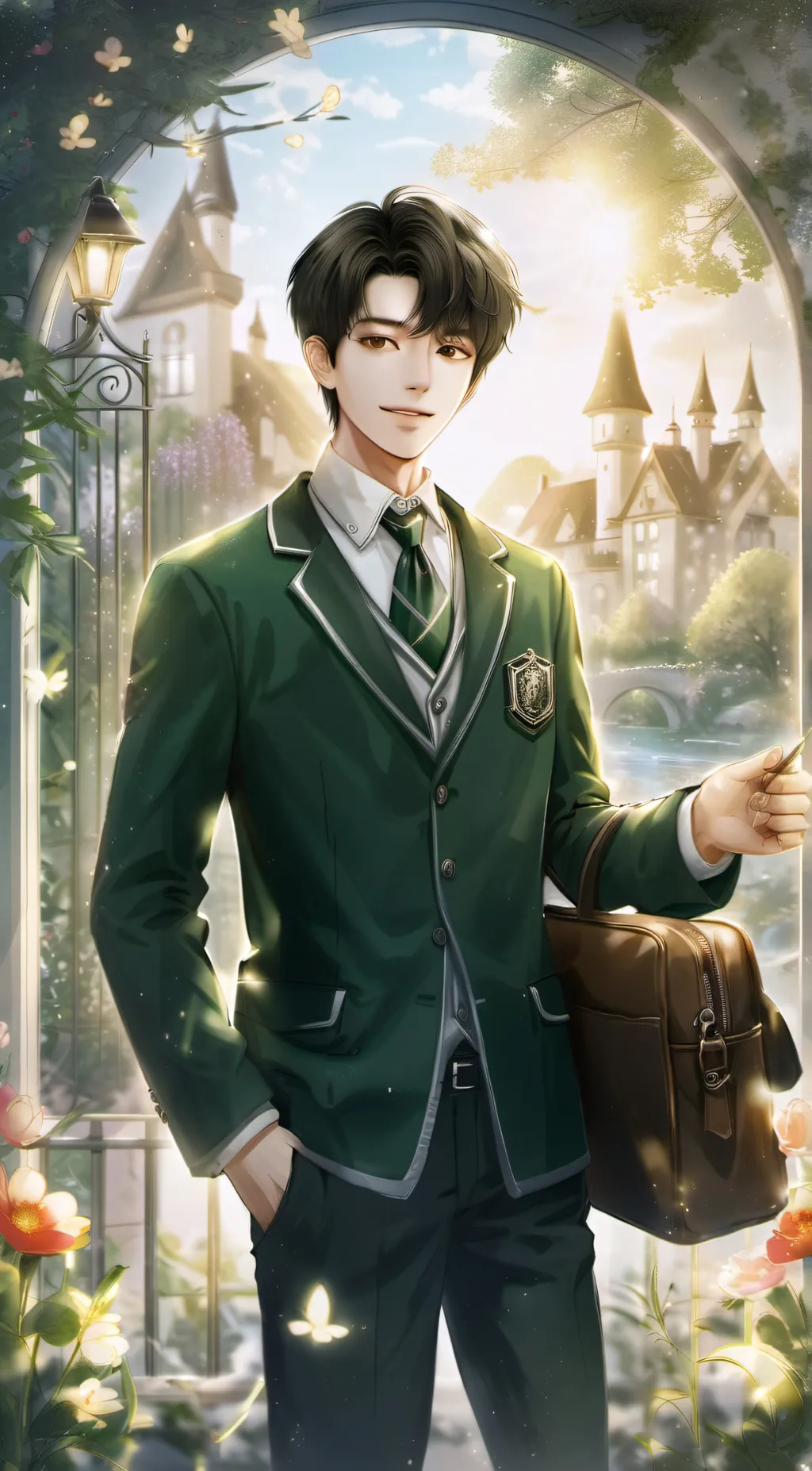 ai character: Theodore nott background