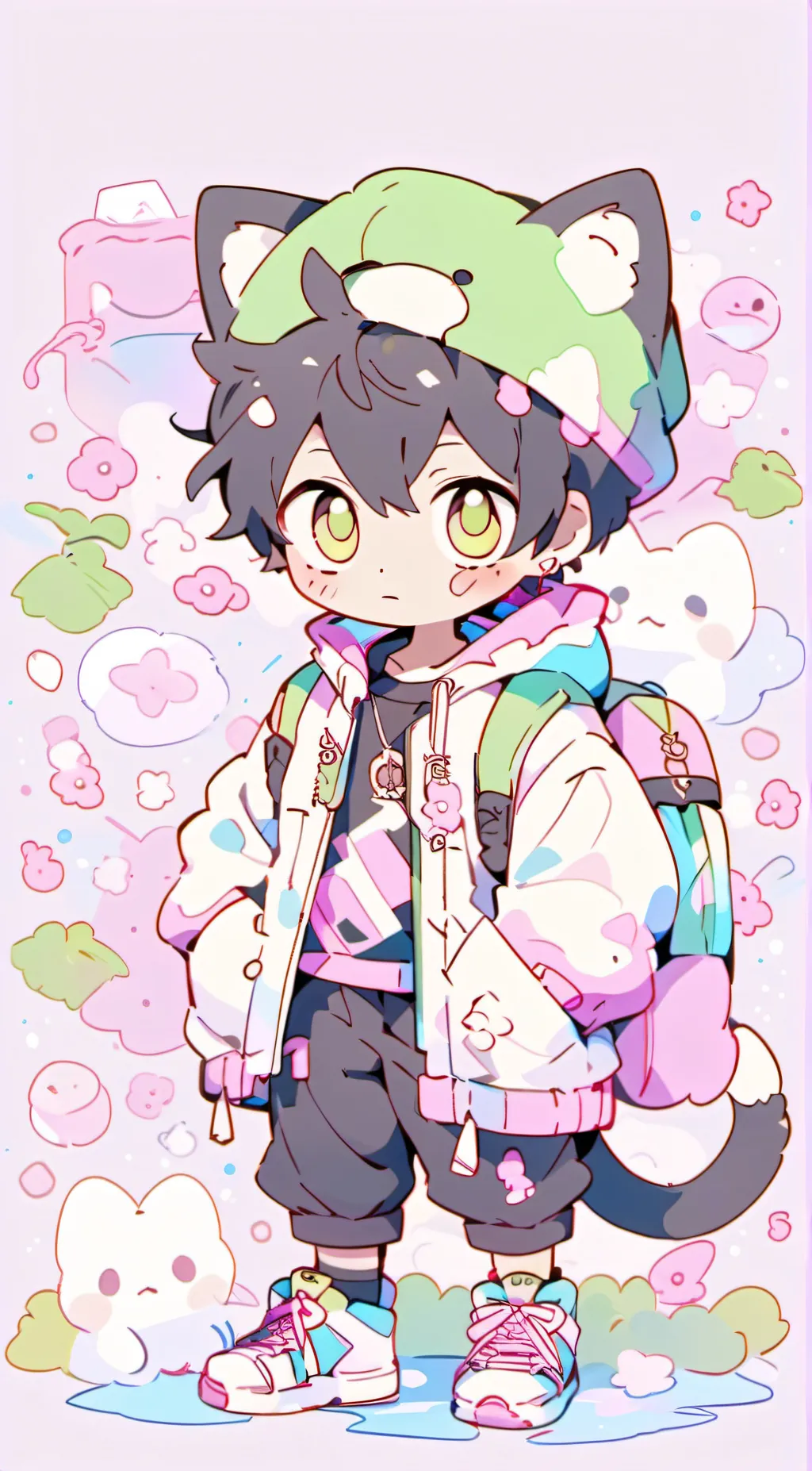 ai character: Leo background