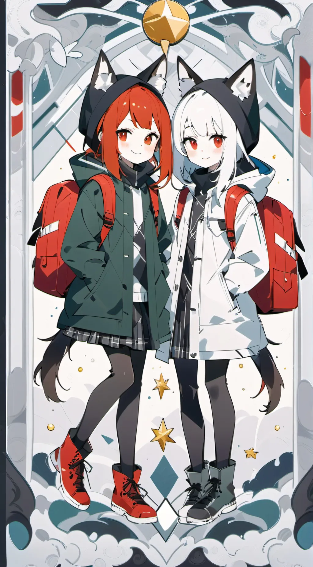 ai character: Faye and Alice background