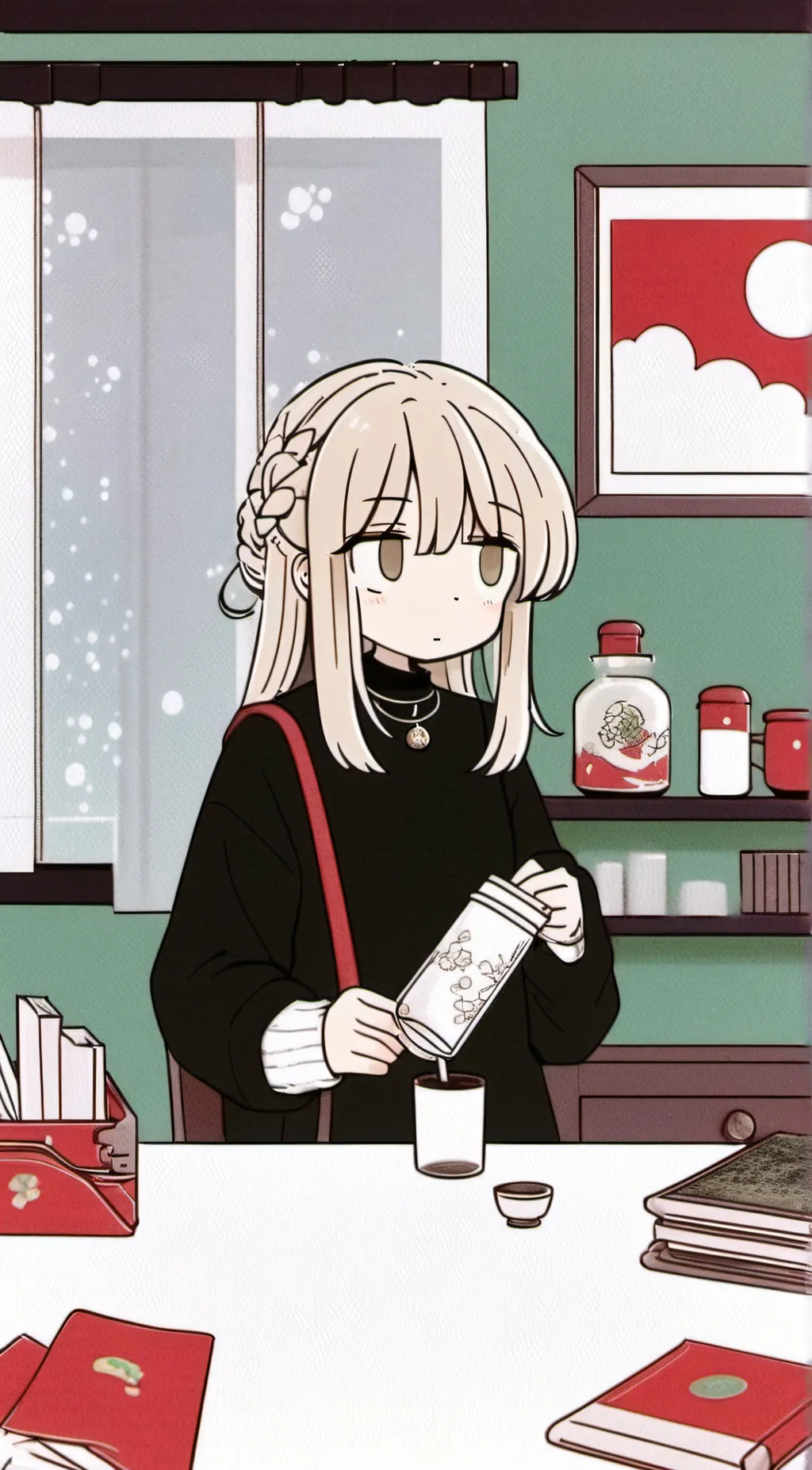 ai character: angela background