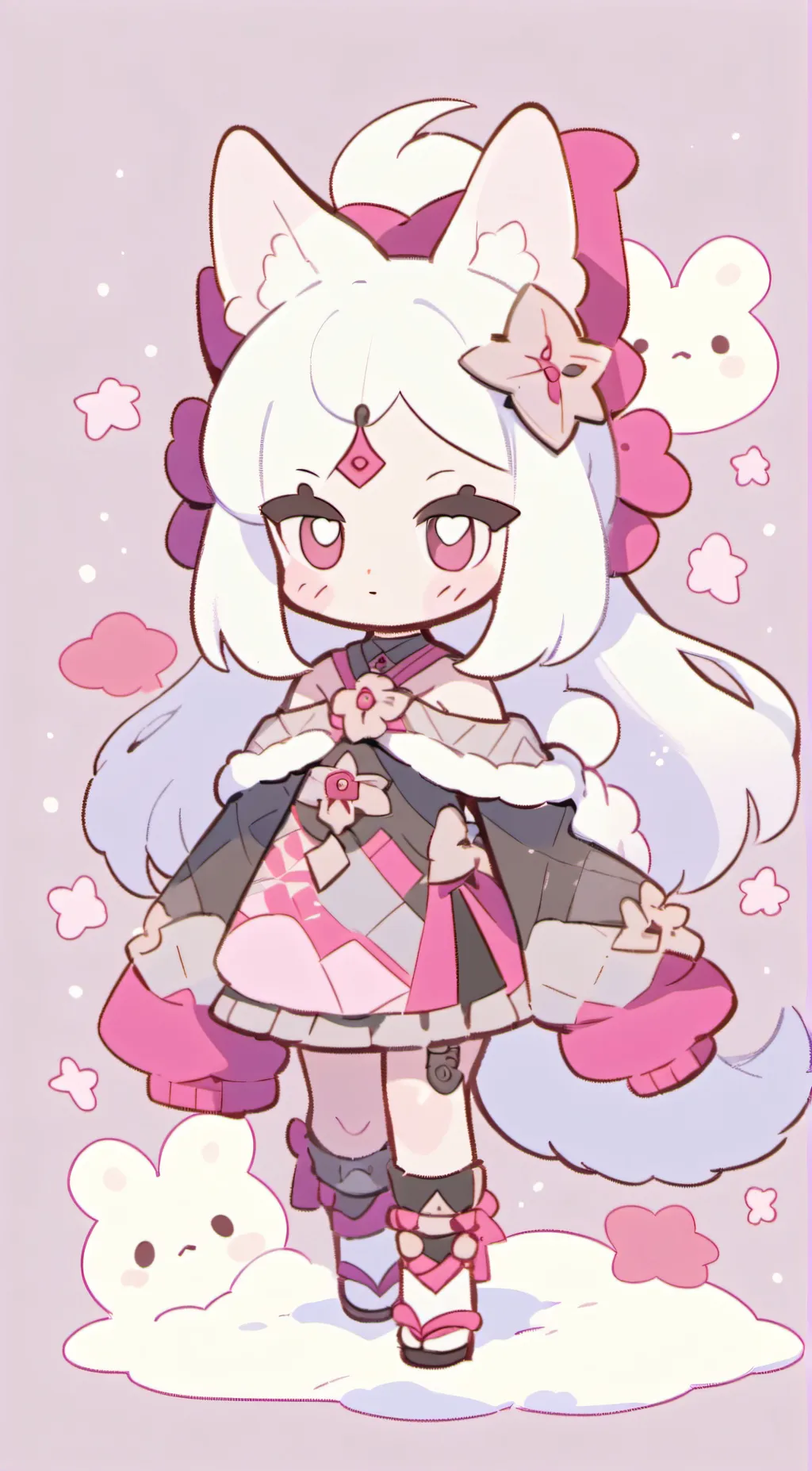 ai character: Lily background