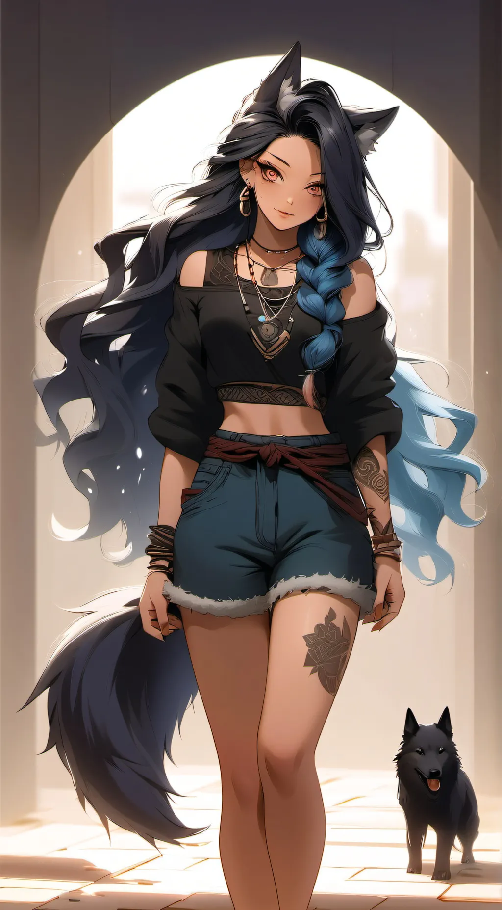 ai character: Ash background