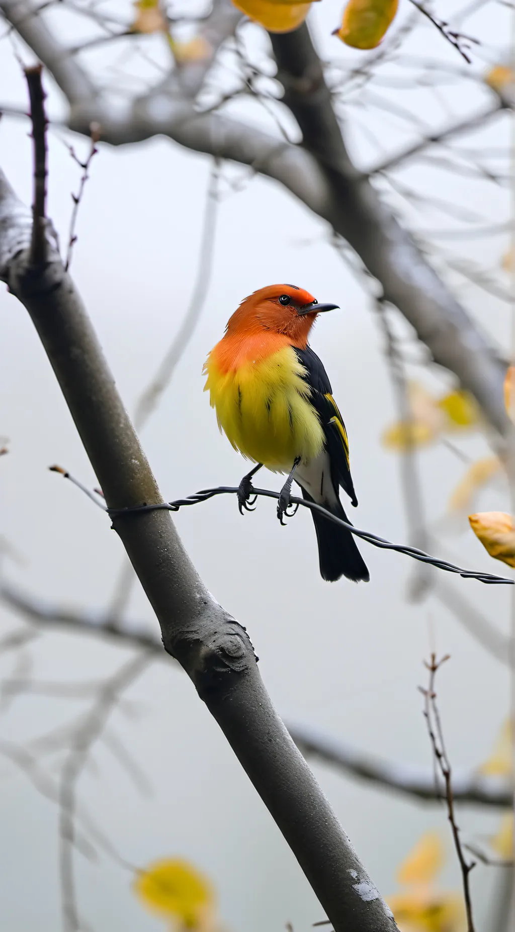 ai character: Bird  background