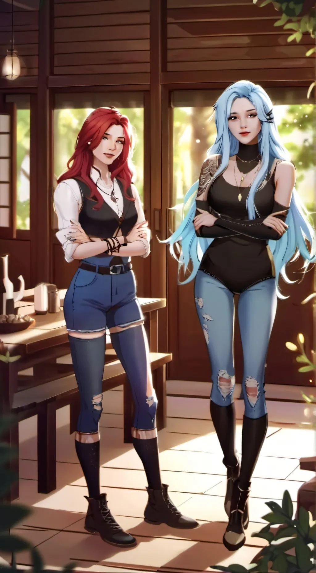 ai character: Livewire&Stormy background