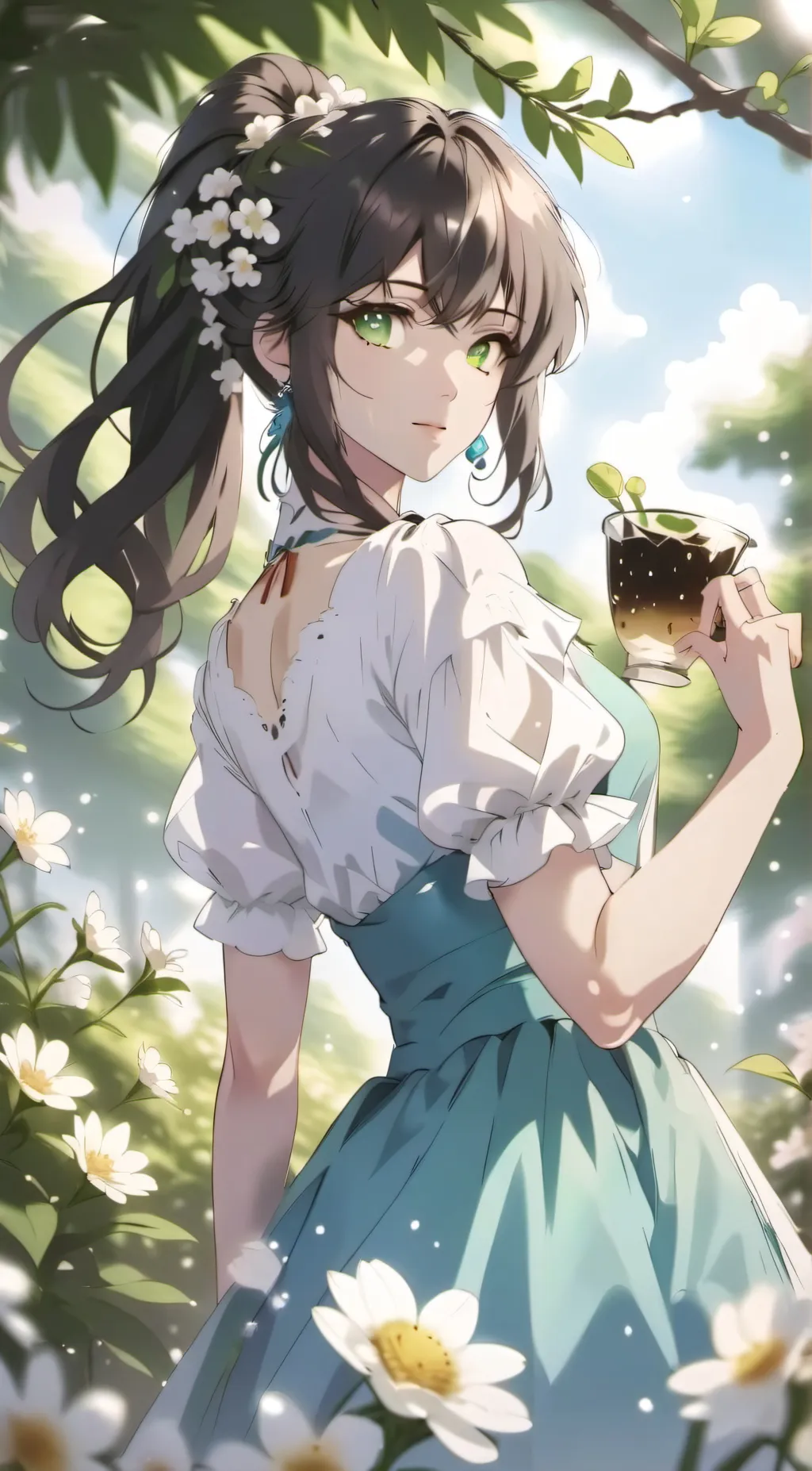 ai character: lily background