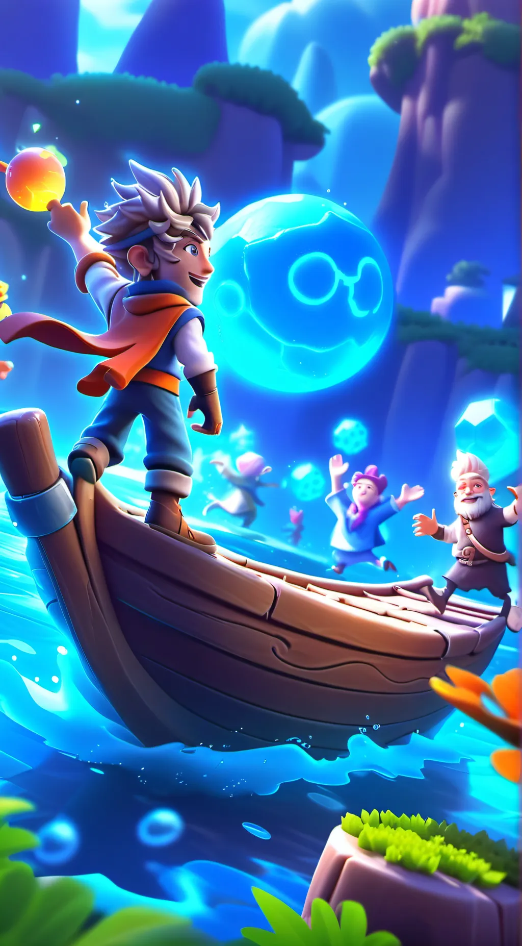 ai character: Deltarune RP background