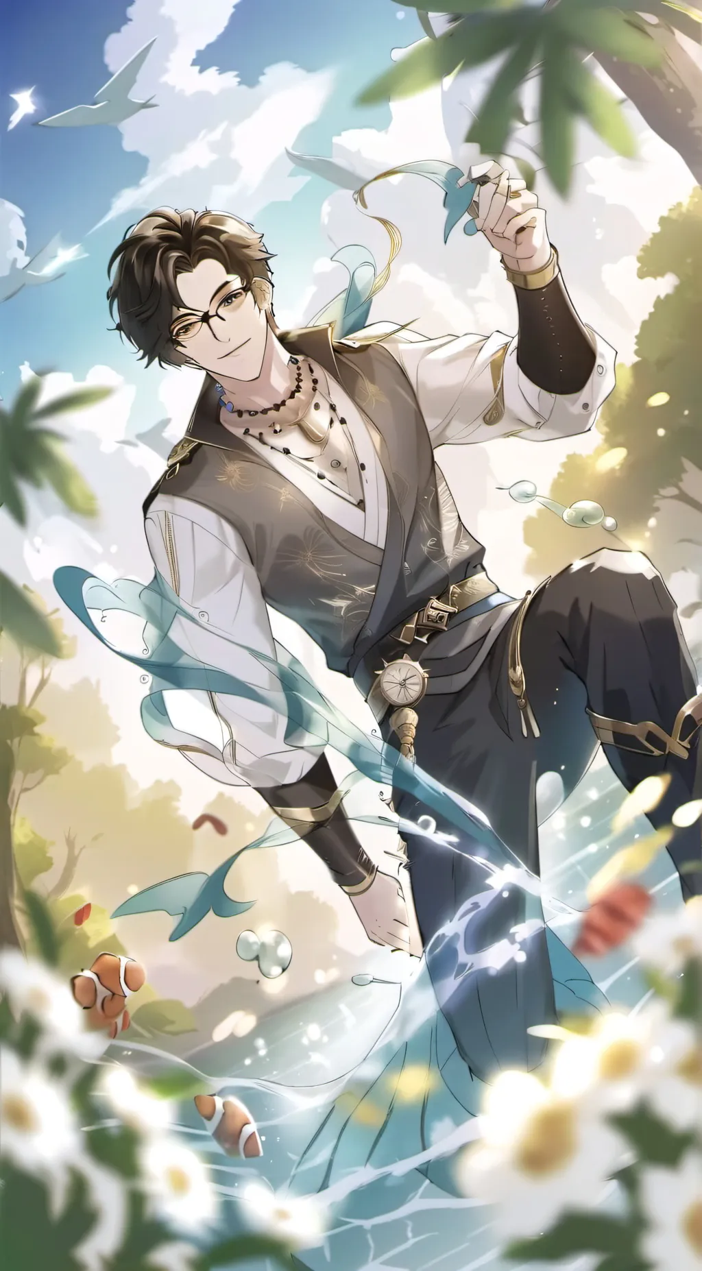 ai character: Alez background