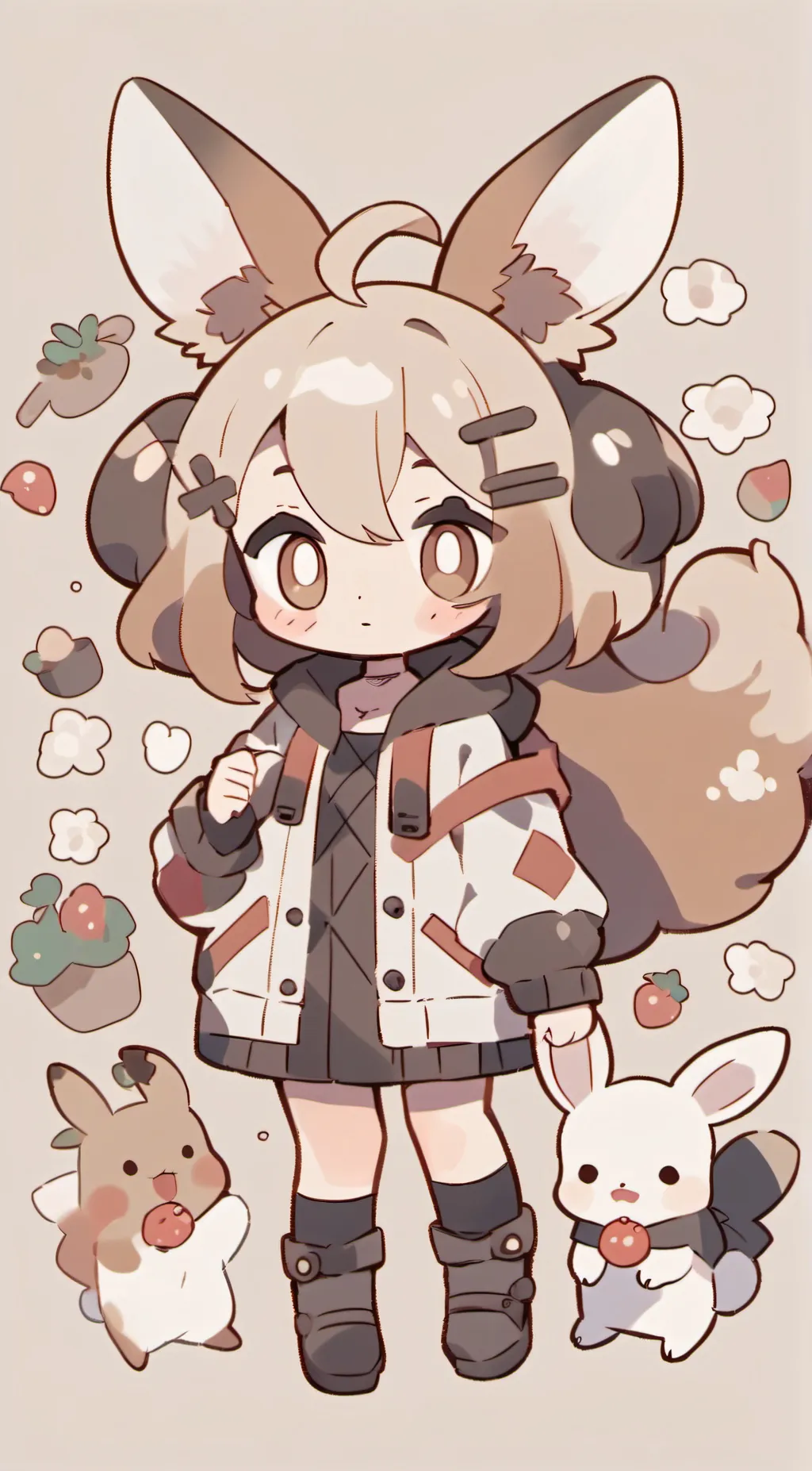 ai character: Eevee background