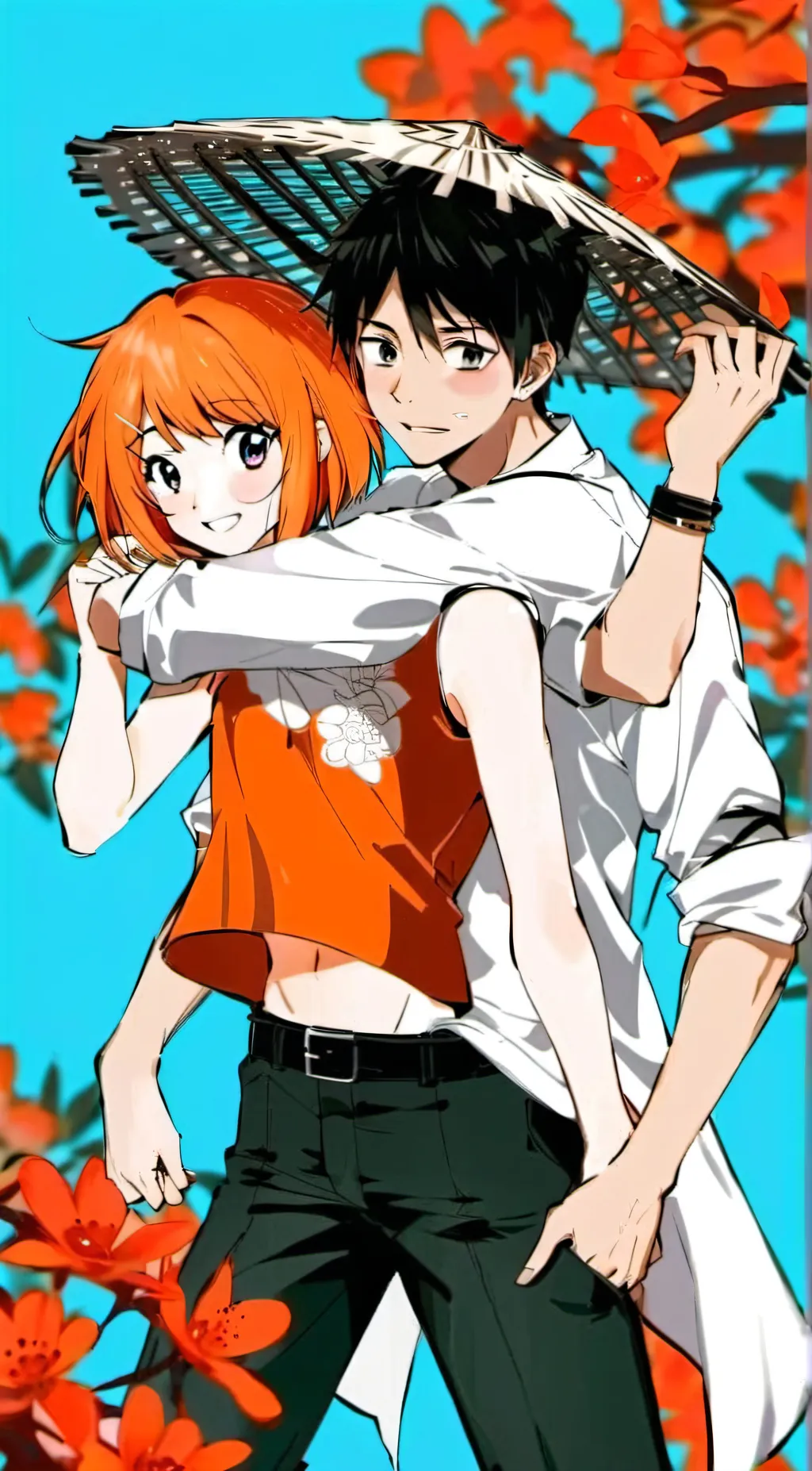 ai character: liffy and nami background