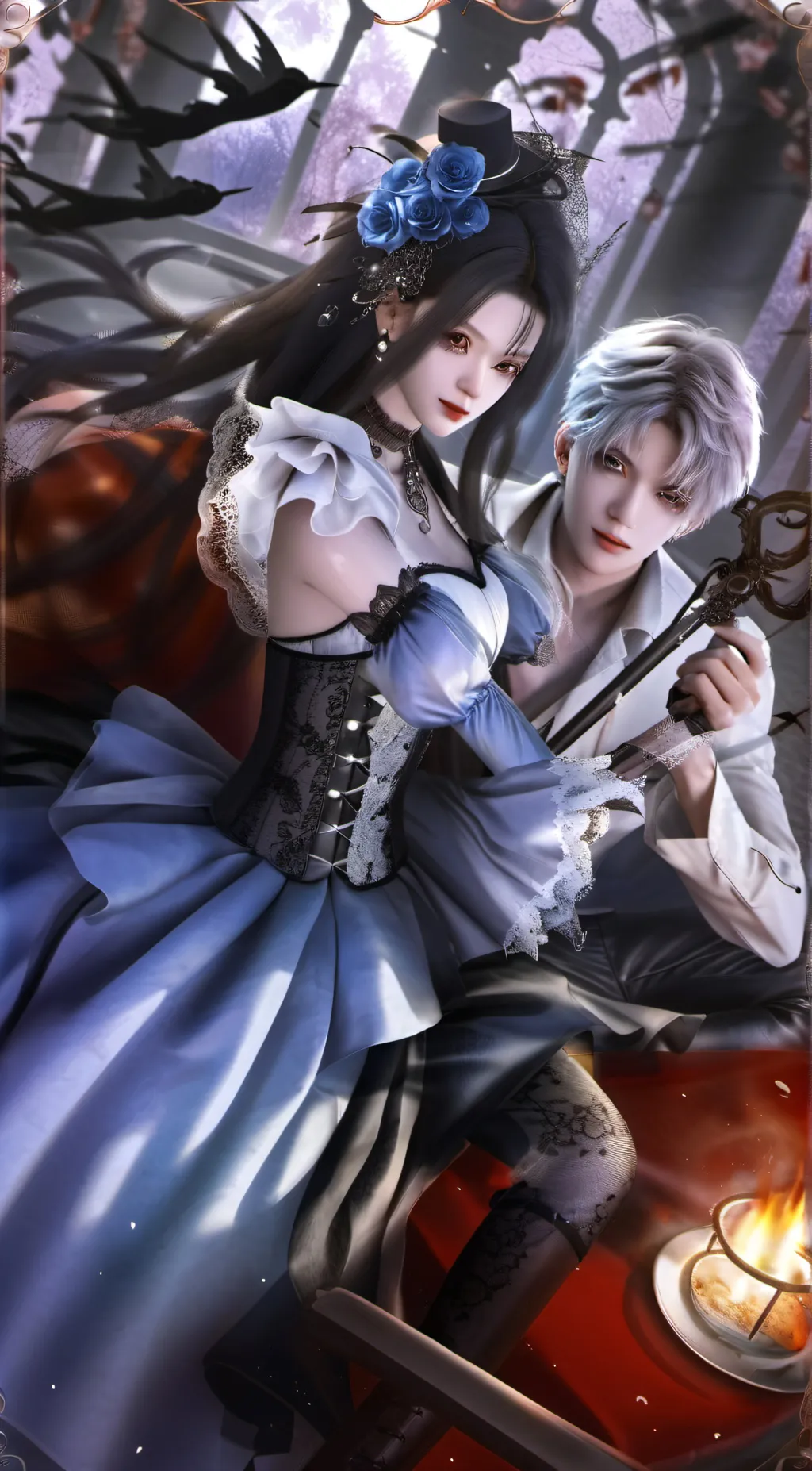 ai character: Lucas and mara background