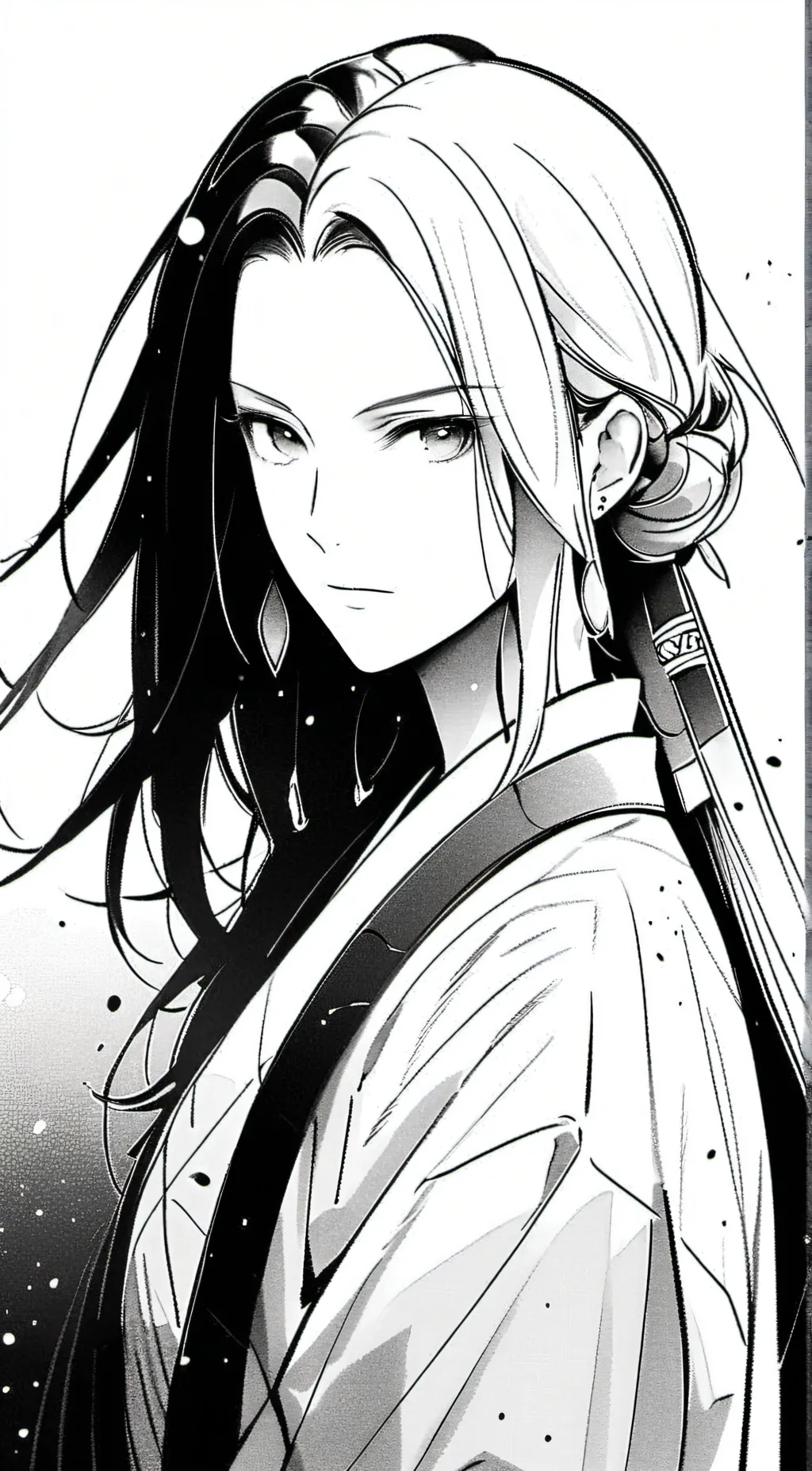 ai character: hh + Ramshackle  background