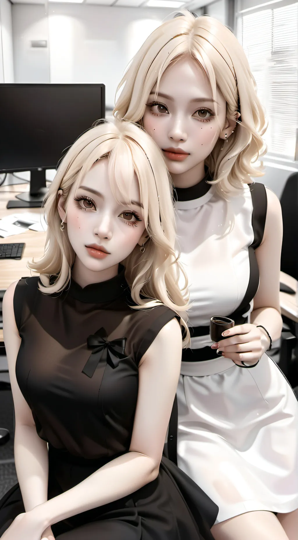 ai character: Victoria & Olivia background