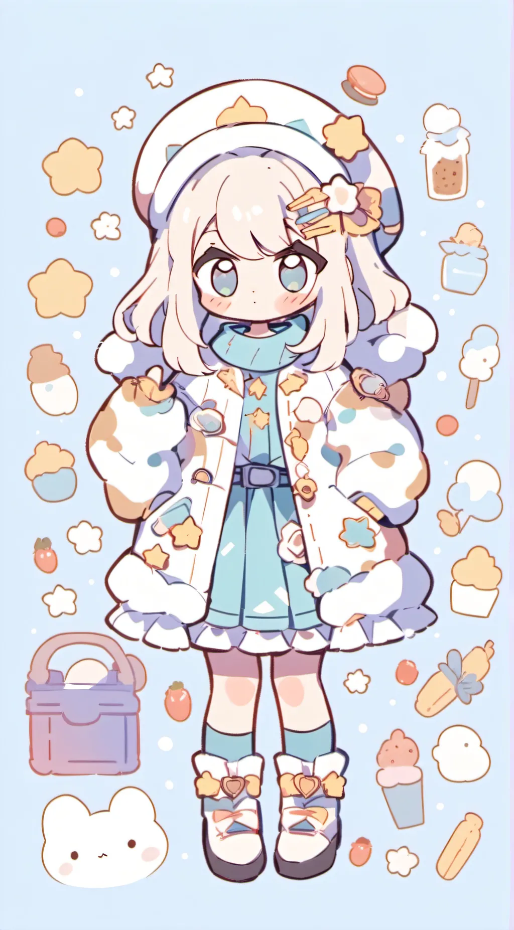 ai character: Creamy  background