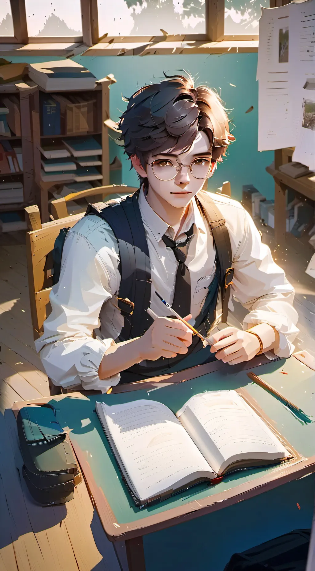 ai character: Larx background