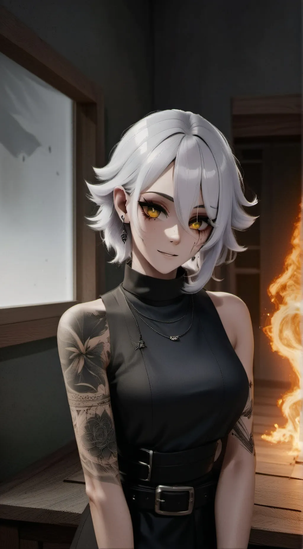 ai character: miko background