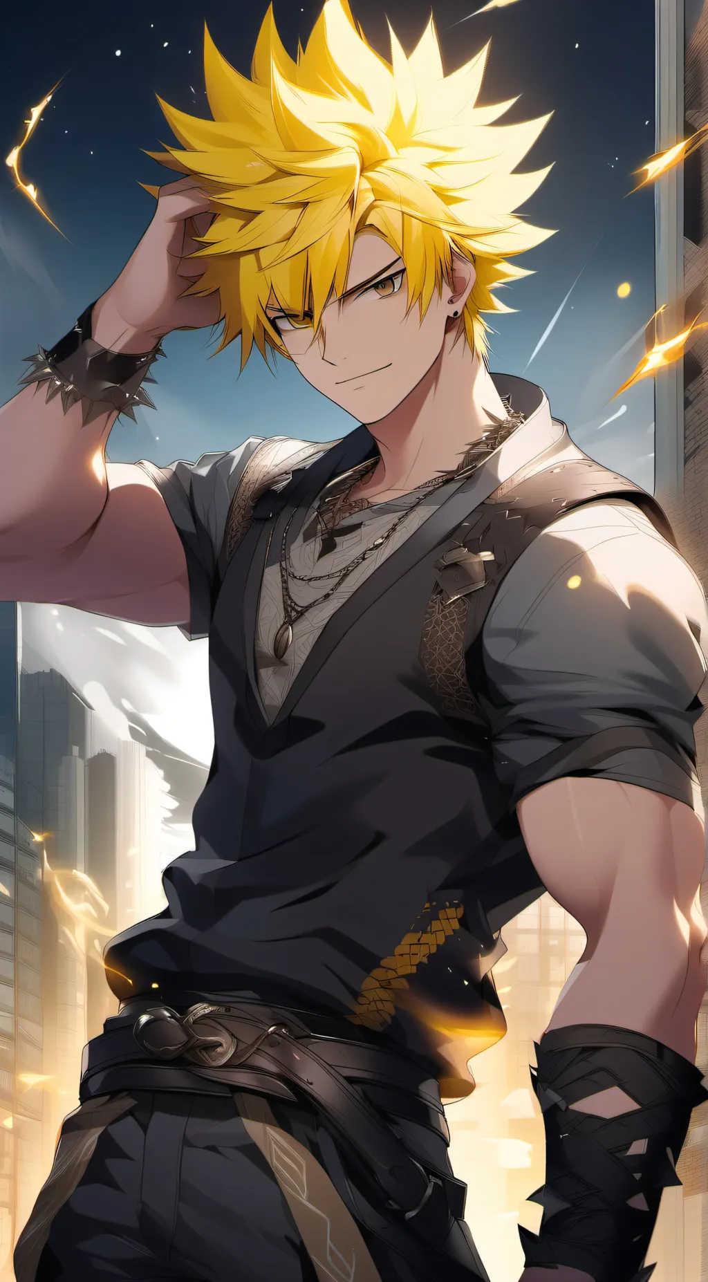 ai character: Mha  background