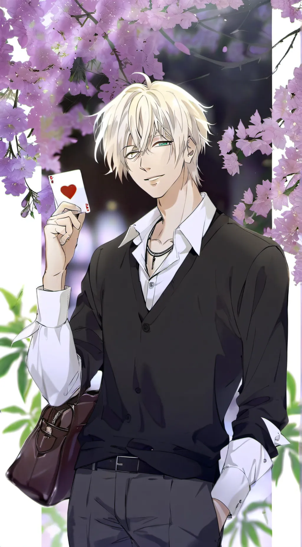 ai character: Satoru  background