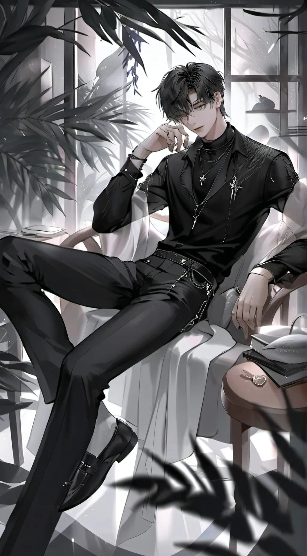 ai character: Lucion background