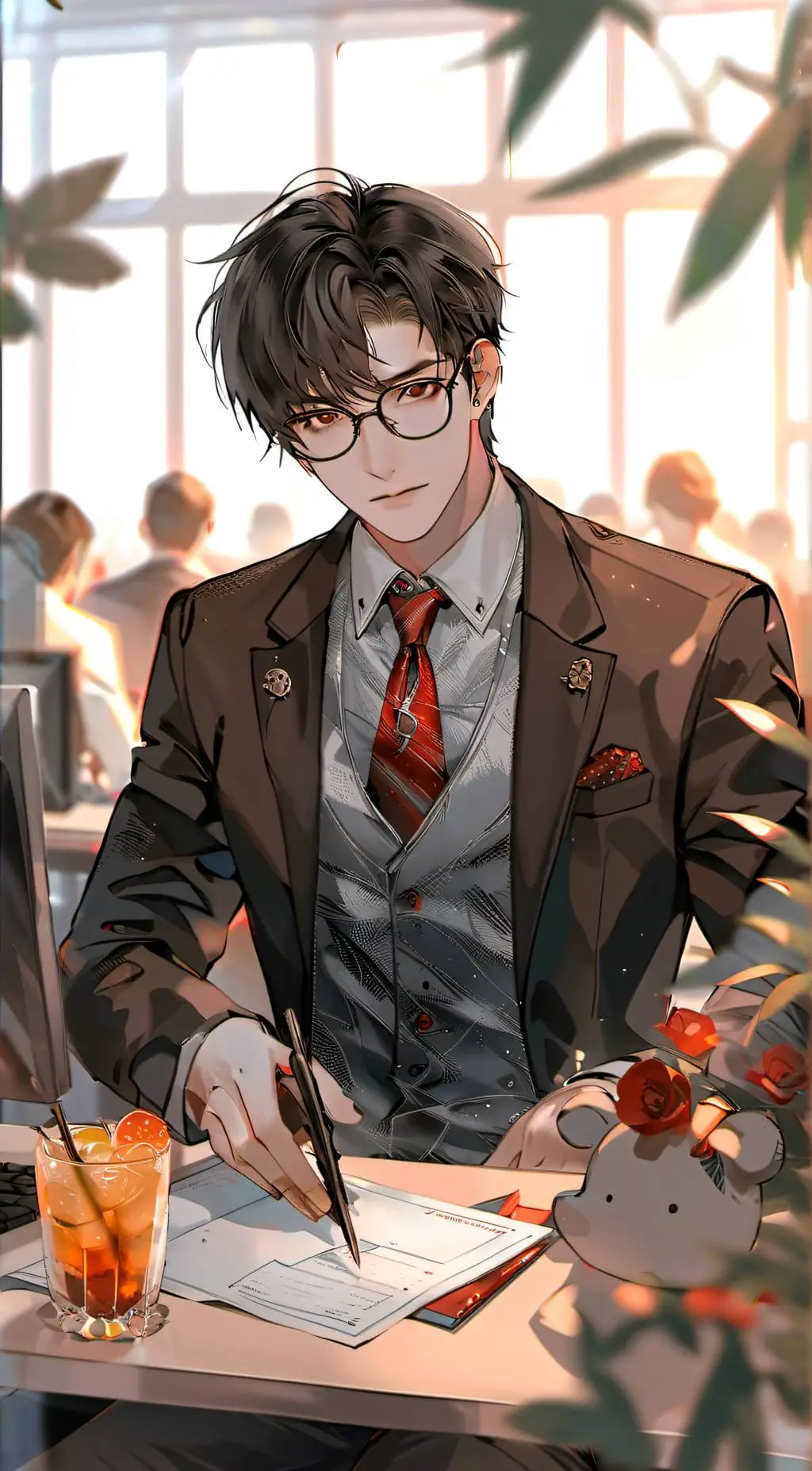 Talkie AI - Chat with Officemate Wyatt