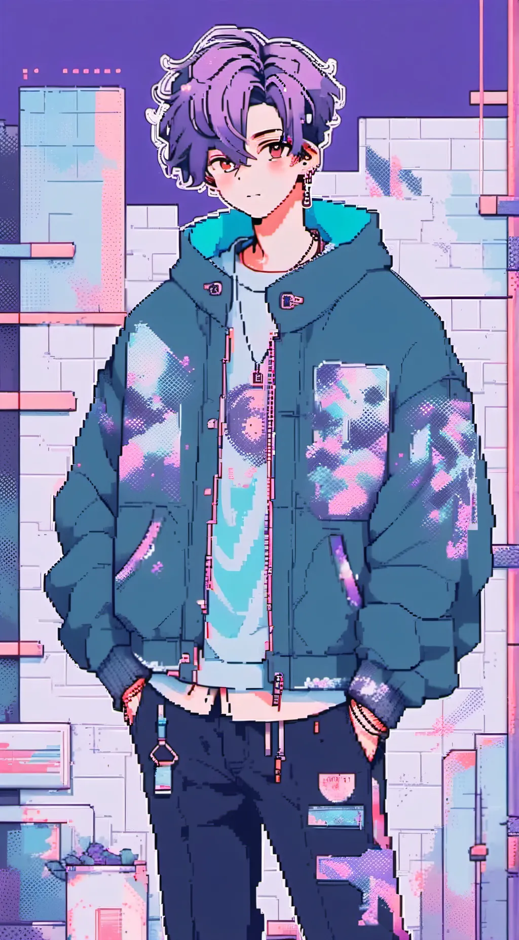 ai character: Rune background