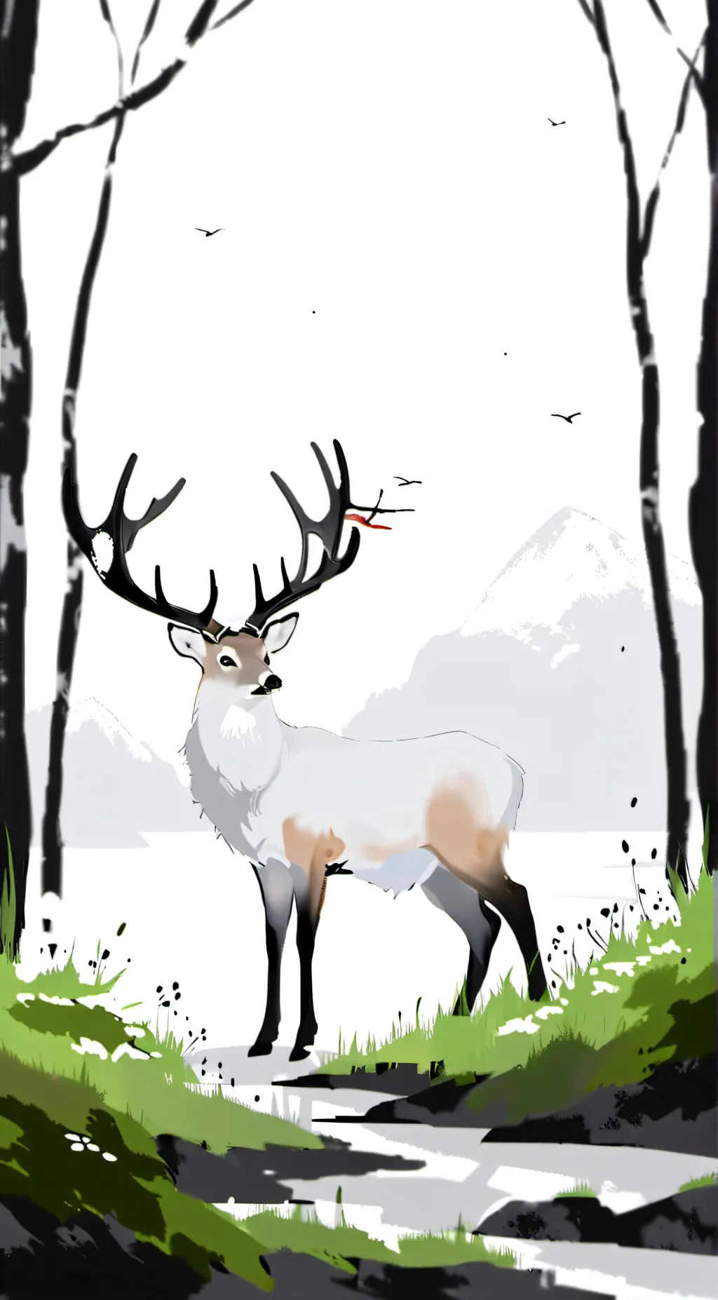 ai character: ginger  background