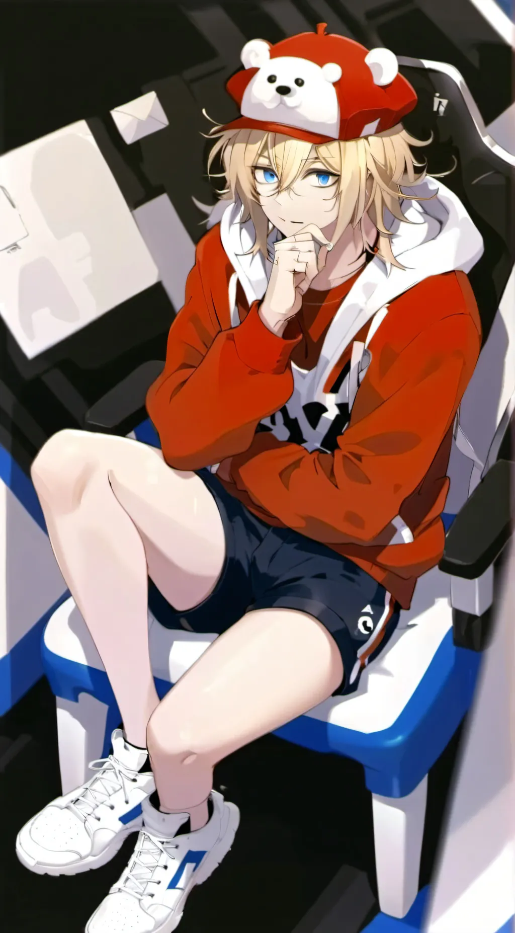 ai character: Norman  background